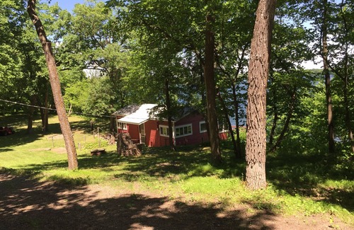 Clitherall Cabin | Looking for a secluded lake cabin? 5+ acres, 400’ shoreline on Stuart Lake!