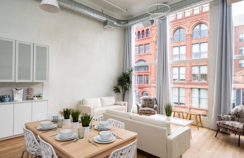 West Main Historic District Condo | Lou-City Penthouse by Hollyhock Suites