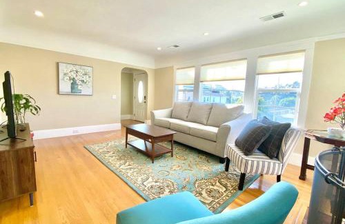 San Bruno House | Lovely 3 bedroom house for 6 people Near SFO SF Bay Area Newly updated