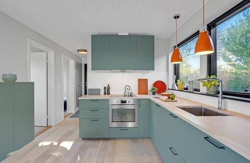Bog By House | Lovely home in Bogø By with kitchen