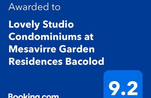 Bantud Hacienda Apartment | Lovely Studio Condominiums at Mesavirre Garden Residences Bacolod