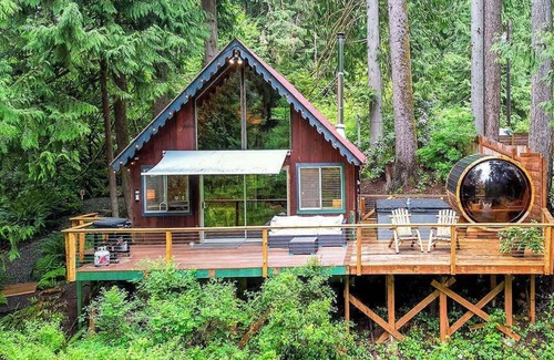 Lime Kiln Cabin | Luna's A-Frame - River & Spa