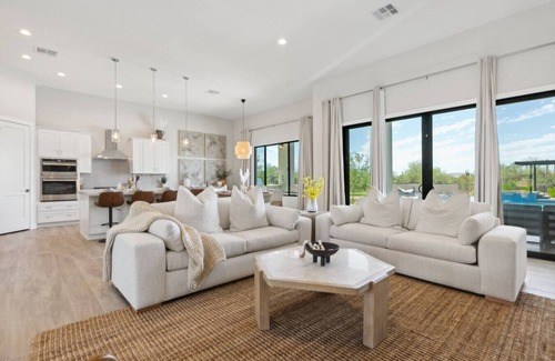 Pinnacle Peak House | Lux Home + Heated Pool + Spa + Golf Sim + Basketball Court