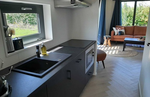 Waarde Ski Chalet | Luxe chalet op minicamping in Waarde met sauna