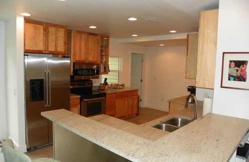 Crystal Beach House | Luxuriate in TWO en Suite Masters; Family friendly; Roll-in Shower; Entry ramp!