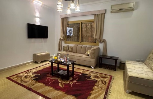 New Cairo Apartment | Luxurious 2BR apartment with a private sunny garden inNew Cairo with WiFi, AC