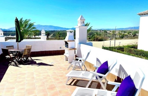 Vera Apartment | Luxurious apartment in the heart of Vera Playa. Roof Solarium, dining terrace….