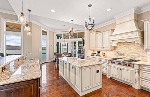 Sharps Chapel House | Luxurious lakefront home w/dock, internet, fire pit and amazing views