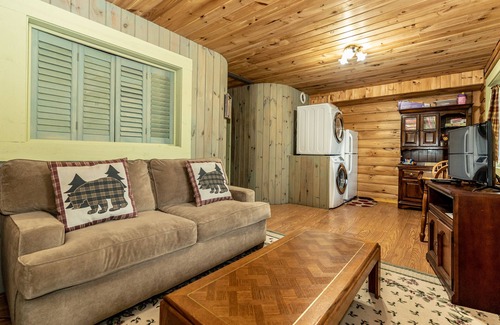 Hammondsport Cabin | Luxurious Log Cabin in Woods on Keuka Lake w Prvt Dock & Lake Front