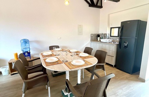 Choconta Cabin | Luxurious Sisga Dam Cabin TV Wifi Kitchen BBQ