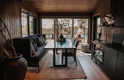 Iveland Cabin | Luxurious Tree Top Cabin by the Lake