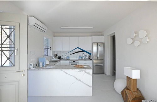 Korissia Villa | Luxurious Villa Luna with a swimming pool and a fantastic sea and sunset view