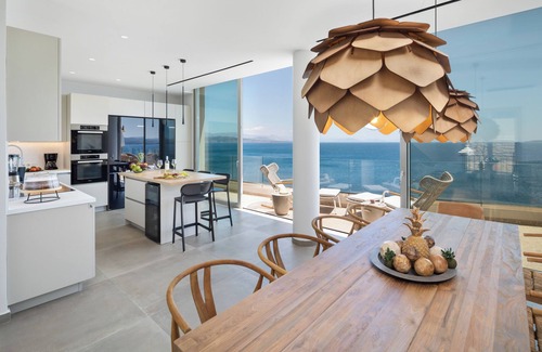 Barbati Villa | Luxurious Villa with seafront view and infinity pool