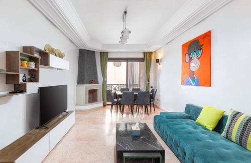 Agdal Apartment | Luxury 3 bedrooms apartment with pool 100MBs wifi