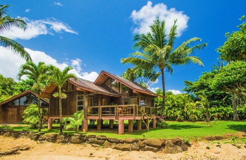 Princeville House | Luxury Beachfront Home on Beautiful Anini Beach! TVR 5079 TVR 5080