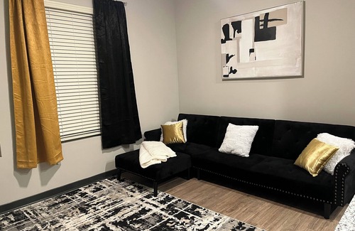 Westside Apartment | Luxury Black and Gold Escape in heart of Midtown, Atlanta