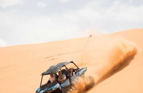 Hildale RV Rental | Luxury Double Queen Tent at Zion View Camping