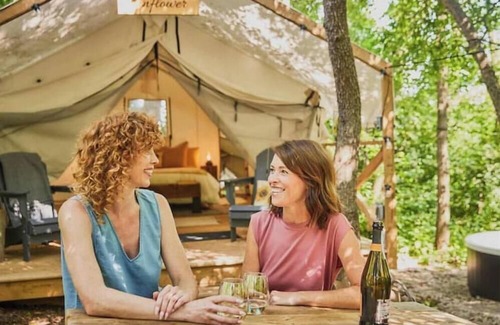 Elora Cabin | Luxury Glamping on Elora Sunflower Farm -Sunflower