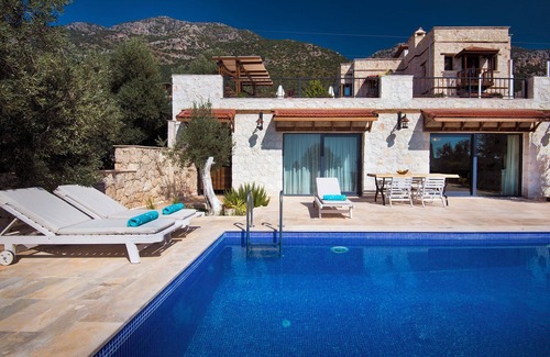 Bezirgan Villa | Luxury Kalkan Villa With 2 Pools and Guest House Perfect for Friends or Families