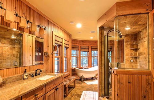 Lake Placid House | Luxury Lake Placid Home w/ Pool & Mountain Views!