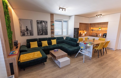 Brno Apartment | Luxury space with free parking and air conditioning in Brno