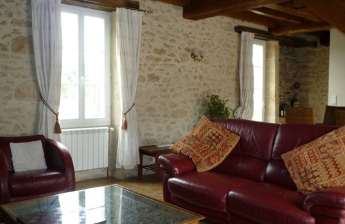Saint-Vite Cottage | Luxury Stone Cottage & Large Heated Saltwater Swimming Pool in beautiful area