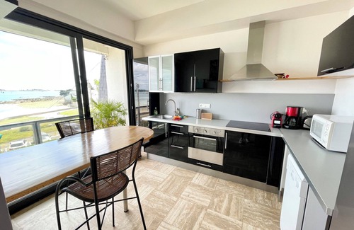 Larmor-Plage Apartment | Luxury T3 standing 2 - Vue mer exceptionnelle 180°