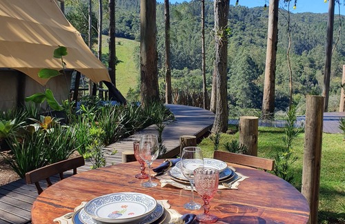 Anitapolis Cabin | Luxury tent with 3 bathtubs, breakfast and large garden