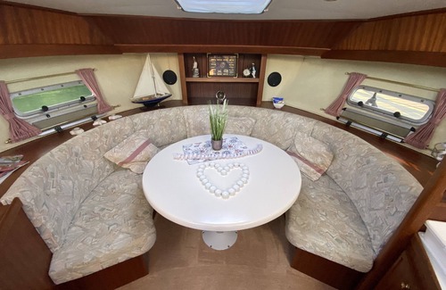 Bad Saarow Boat Rental | Luxury vacation on the Amavida Yacht/Scharmützelsee - Sonne3000