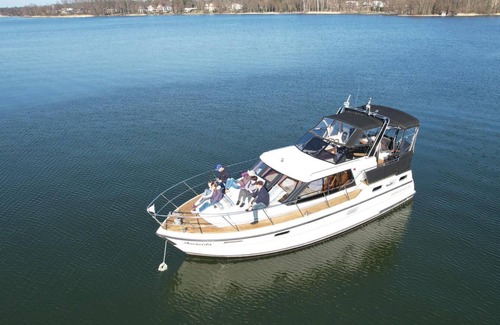 Bad Saarow Boat Rental | Luxury vacation on the Amavida Yacht/Scharmützelsee - Sonne3000