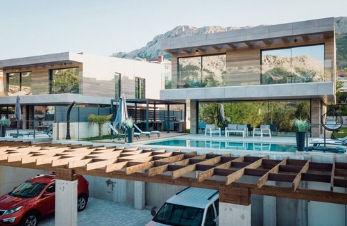 Baska Villa | Luxury Villa Krk Baska I with heated pool, private parking, Wi-Fi, gym and sauna