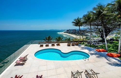 Joatinga Villa | Luxury villa overlooking the sea in Joá - Joa006