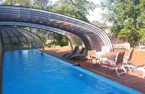 Turnov House | Luxury with swimming pool in beautiful nature of Bohemian paradise