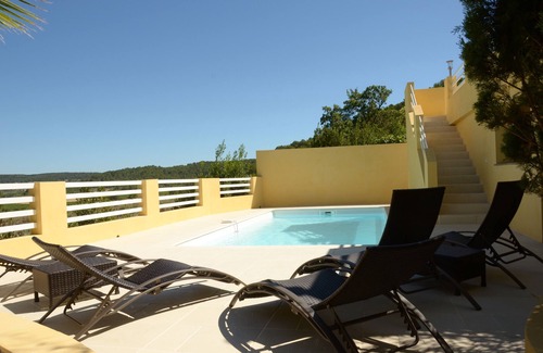 Langlade Villa | Magnificent Villa with dominant view and heated swimming pool