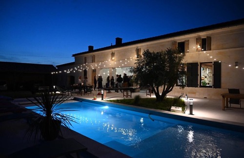 Reaux House | Magnifique Maison DE Campagne AU Milieu DES Vignes Avec Piscine