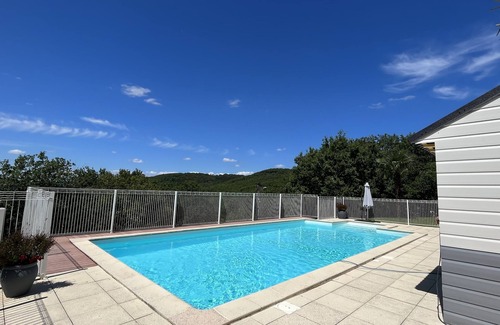Cazoules House | Maison Avec Piscine et vue sur la Vallée de la Dordogne