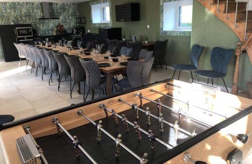 Le Beny Bocage Villa | Maison des Bruyères 25pers jacuzzi, billard baby