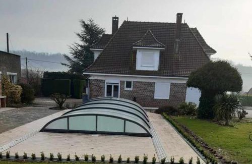 Merck-Saint-Lievin House | Maison familiale avec piscine chauffée, jardin et activités, 5 chambres, 10 pers, Merck-Saint-Liévin - FR-1-376-117