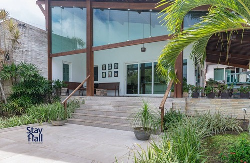 Novo Gravata House | Mansão c 6 Suítes Luxo em Gravatá-SH128