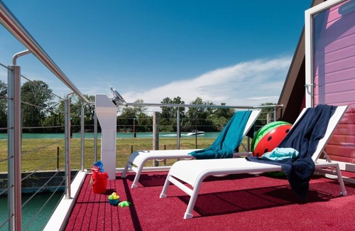 Lignano Sabbiadoro Boat Rental | Marina Azzurra Resort Houseboat Lagoon für 6 Personen