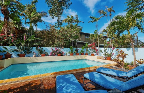 Spreckelsville House | Maui North Shore Villa: Private Pool, Courtyard & Steps to Baby Beach