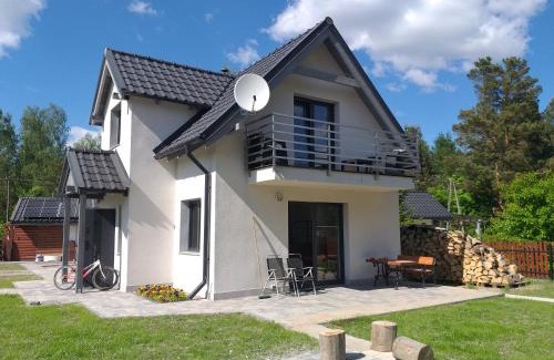 Lukta Villa | Mazury domek całoroczny przy lesie, jezioro