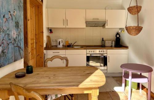 Dargun Apartment | Mecklenbü mit Teich, Kamin, Sauna und Hotpott