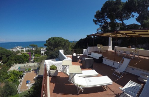 San Felice Circeo Villa | Mediterranean Sea views a short walk from the beach