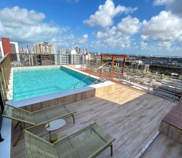 Tambauzinho Apartment | Melhores Flats - Elegante a 5 min do mar de Tambaú