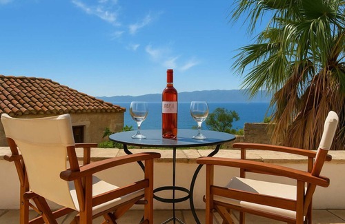 Monemvasia House | Menexes Suites | Melica Suite Balcony w/Sea View