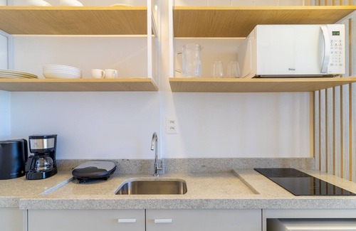 Centro Apartment | MHFA Studios em Prédio Luxuoso Vista Mar