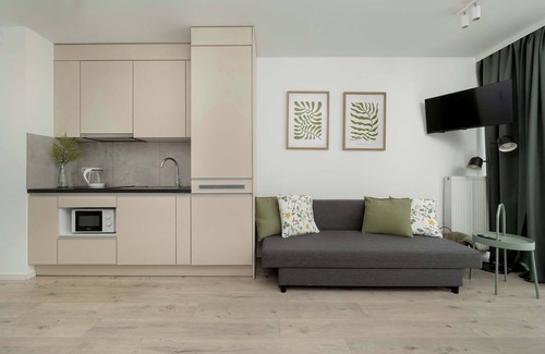 Srodmiescie Apartment | Mieszczanska 46 Modern Studio Parking