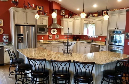 Big Creek House | Minimal Steps to the Lakefront 2 Slip Dock, Hot Tub, 2Kitchen, 2 Ice Makers