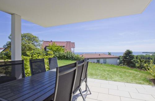 Gohren Apartment | mit Meerblick und Terrasse, gratis Nutzung vom AHOI Erlebnisbad und Sauna in Sellin - Meeresblick FeWo 68